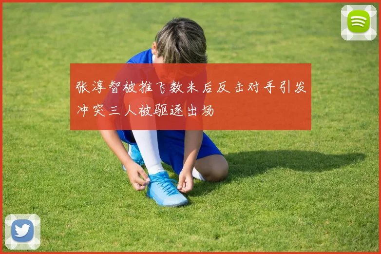 张淳智被推飞数米后反击对手引发冲突三人被驱逐出场